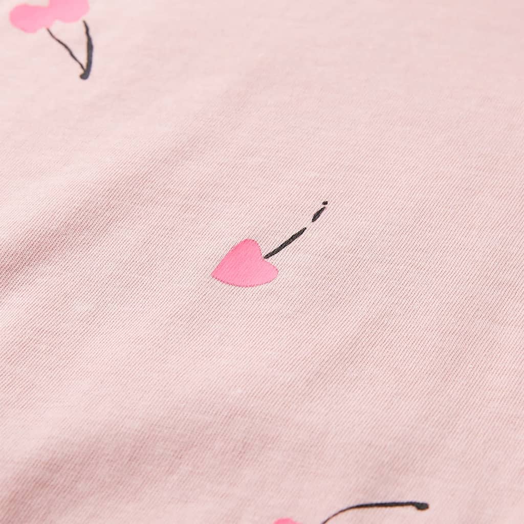Tricou pentru copii, roz deschis, 128 GartenMobel Dekor