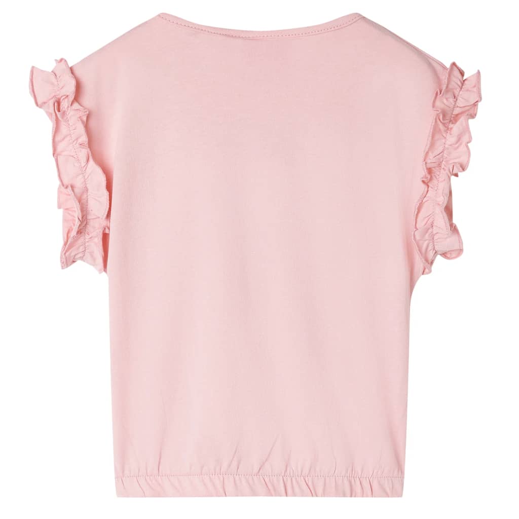 Tricou pentru copii, roz deschis, 92 GartenMobel Dekor