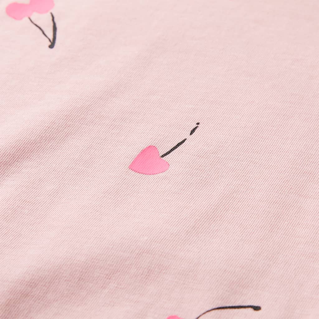 Tricou pentru copii, roz deschis, 92 GartenMobel Dekor