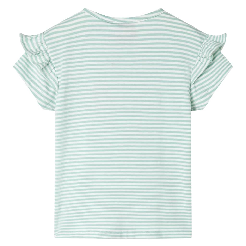 Tricou pentru copii, verde mentă, 128 GartenMobel Dekor