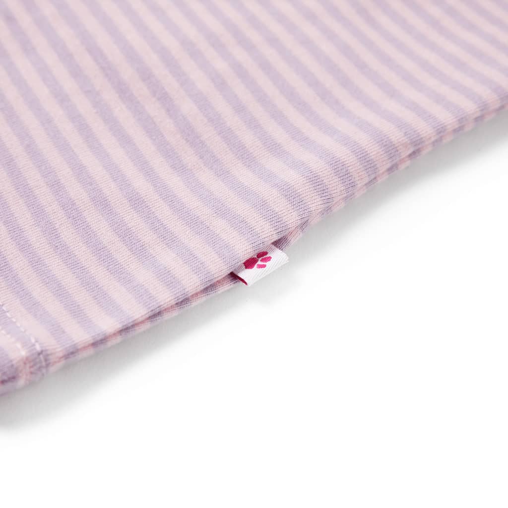Tricou pentru copii cu mâneci cu volane, lila, 104 GartenMobel Dekor