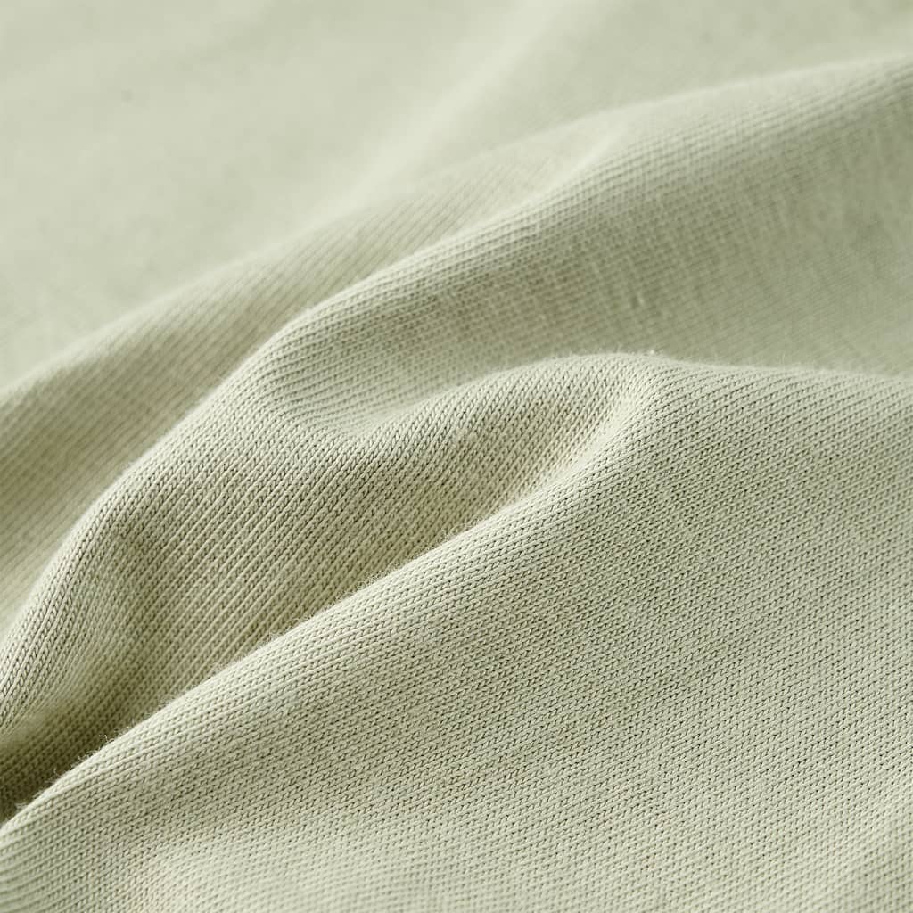 Tricou pentru copii cu mâneci scurte, kaki deschis, 92 GartenMobel Dekor