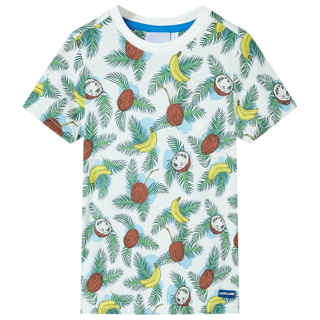 Tricou pentru copii cu mâneci scurte, multicolor, 116 GartenMobel Dekor