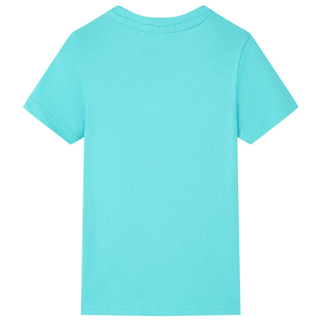 Tricou pentru copii cu mâneci scurte, turcoaz, 140 GartenMobel Dekor