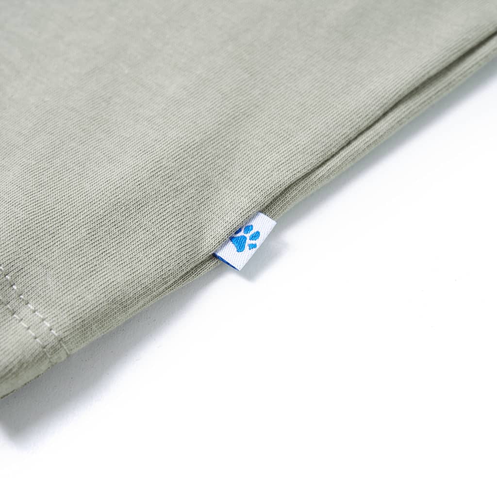 Tricou pentru copii, kaki deschis, 104 GartenMobel Dekor