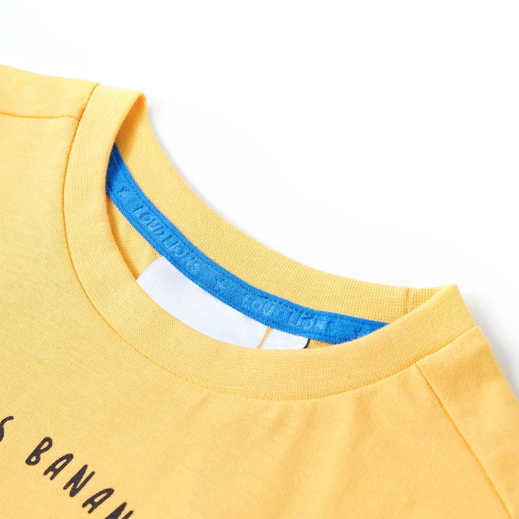 Tricou pentru copii, ocru deschis, 92 GartenMobel Dekor
