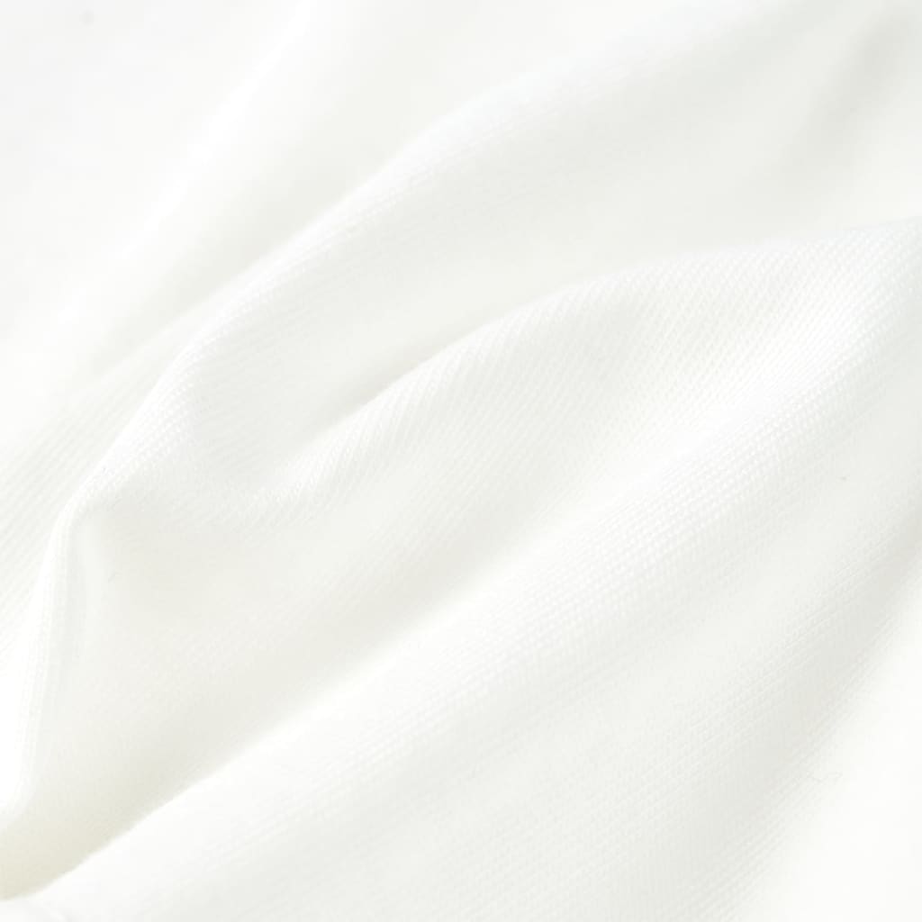 Tricou pentru copii cu mâneci scurte, ecru, 116 GartenMobel Dekor