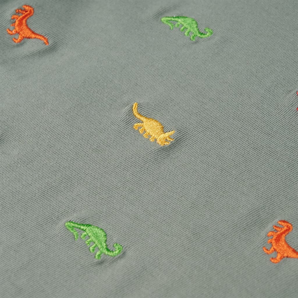 Tricou pentru copii cu mâneci scurte, kaki, 116 GartenMobel Dekor
