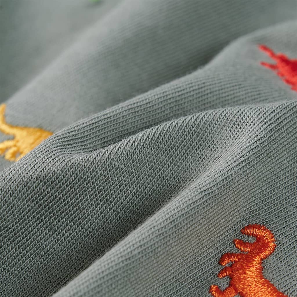 Tricou pentru copii cu mâneci scurte, kaki, 116 GartenMobel Dekor