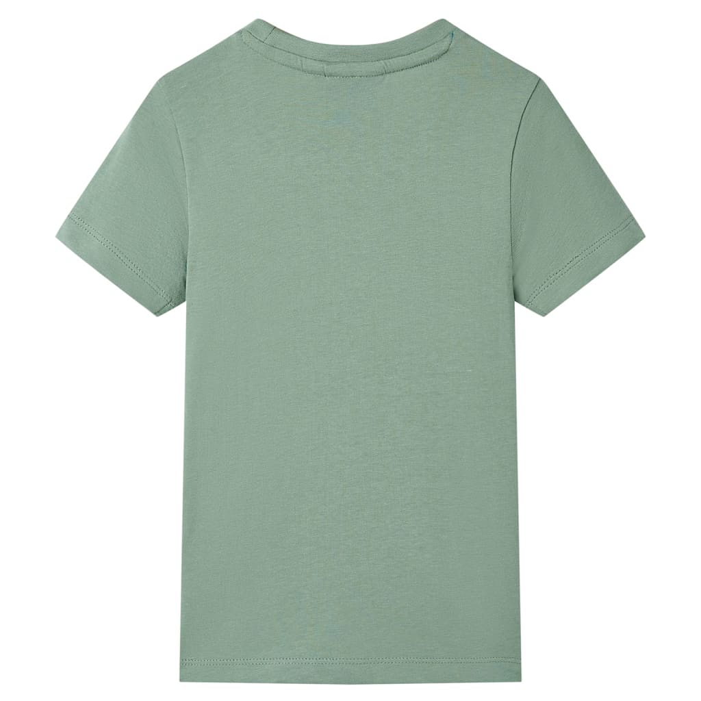 Tricou pentru copii cu mâneci scurte, kaki, 92 GartenMobel Dekor