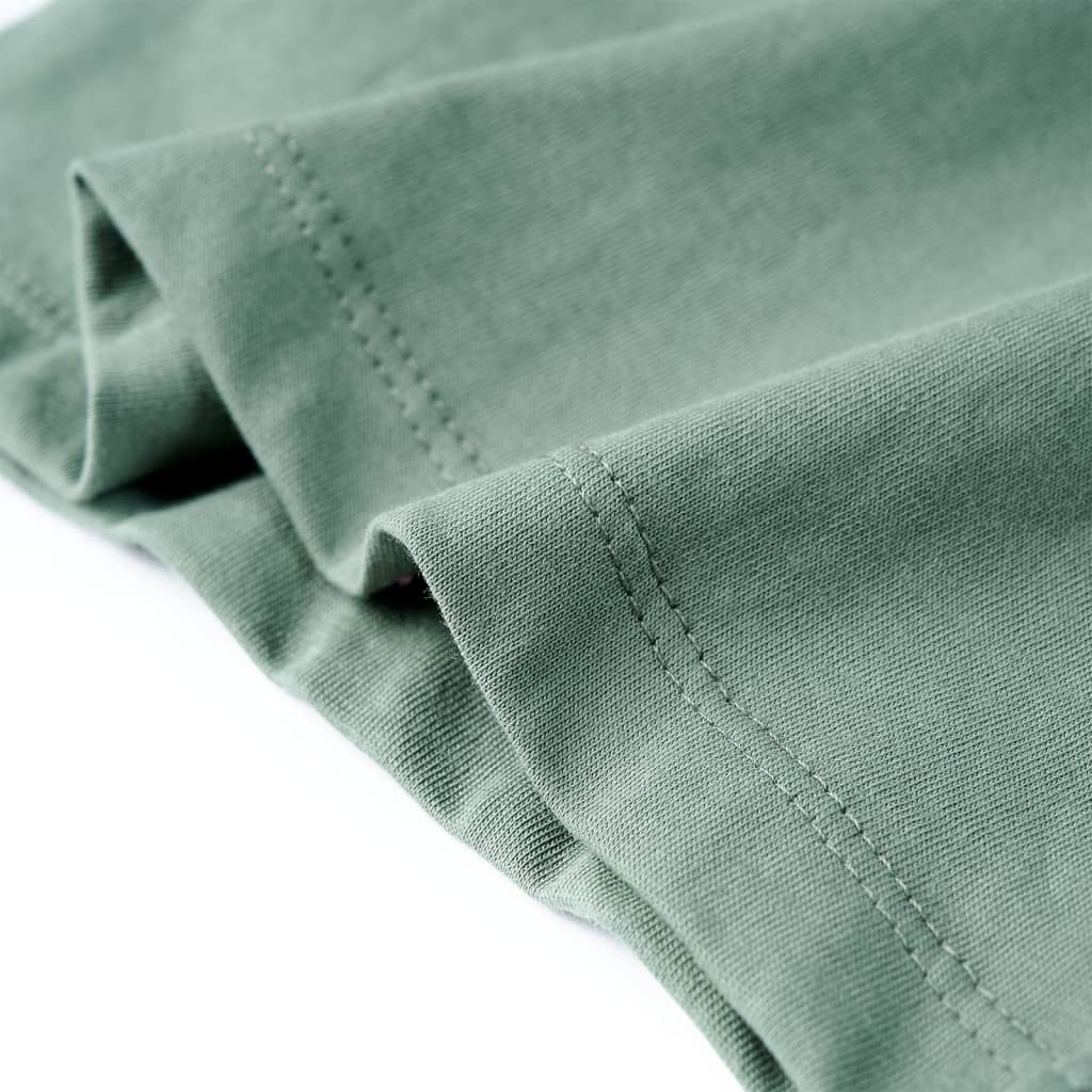 Tricou pentru copii cu mâneci scurte, kaki, 92 GartenMobel Dekor