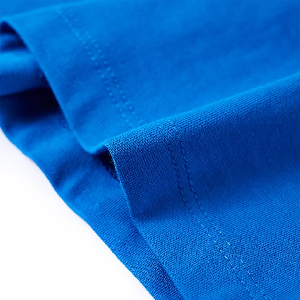 Tricou pentru copii, albastru aprins, 92 GartenMobel Dekor