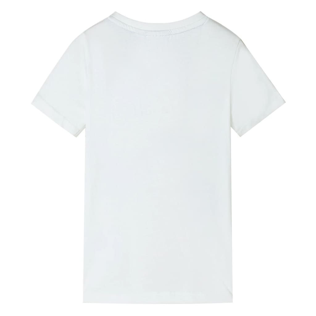 Tricou pentru copii, ecru, 128 GartenMobel Dekor