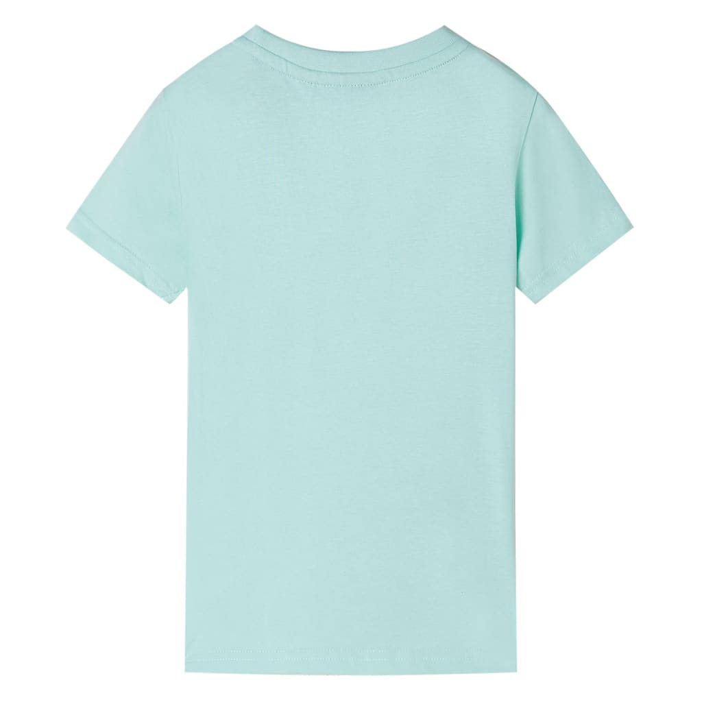 Tricou pentru copii, verde mentă deschis, 104 GartenMobel Dekor