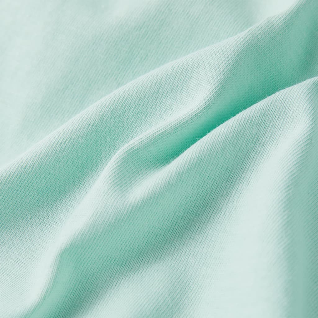 Tricou pentru copii, verde mentă deschis, 104 GartenMobel Dekor