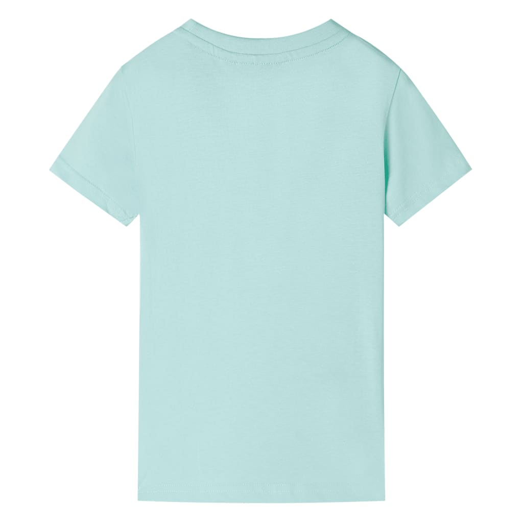 Tricou pentru copii, verde mentă deschis, 116 GartenMobel Dekor