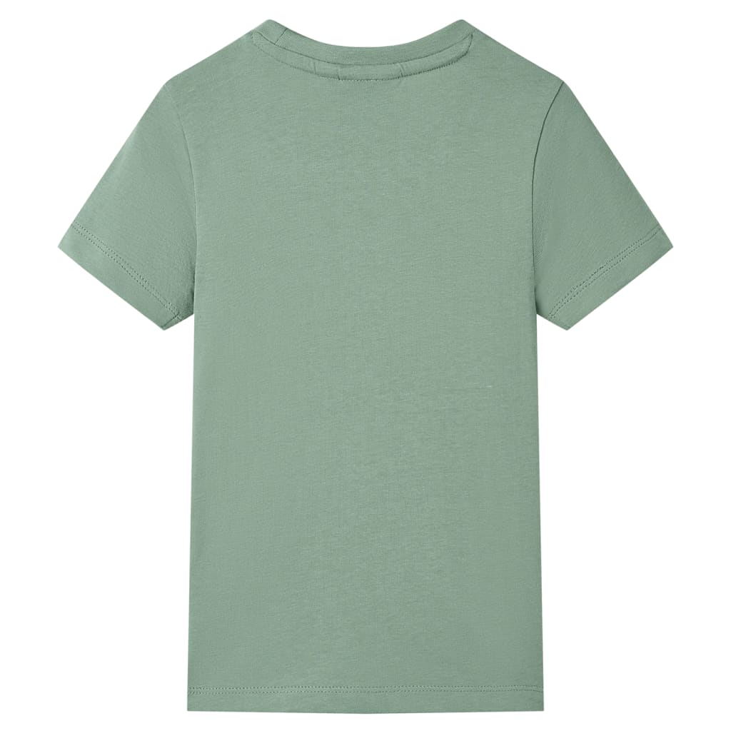Tricou pentru copii cu mâneci scurte, kaki, 104 GartenMobel Dekor