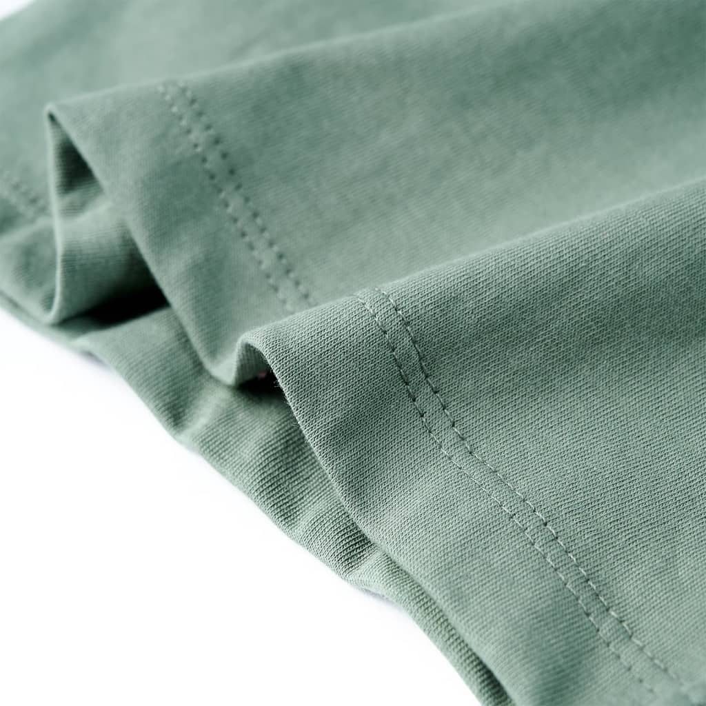 Tricou pentru copii cu mâneci scurte, kaki, 140 GartenMobel Dekor
