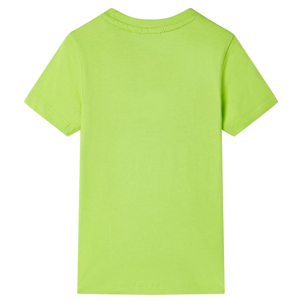 Tricou pentru copii cu mâneci scurte, lime, 104 GartenMobel Dekor