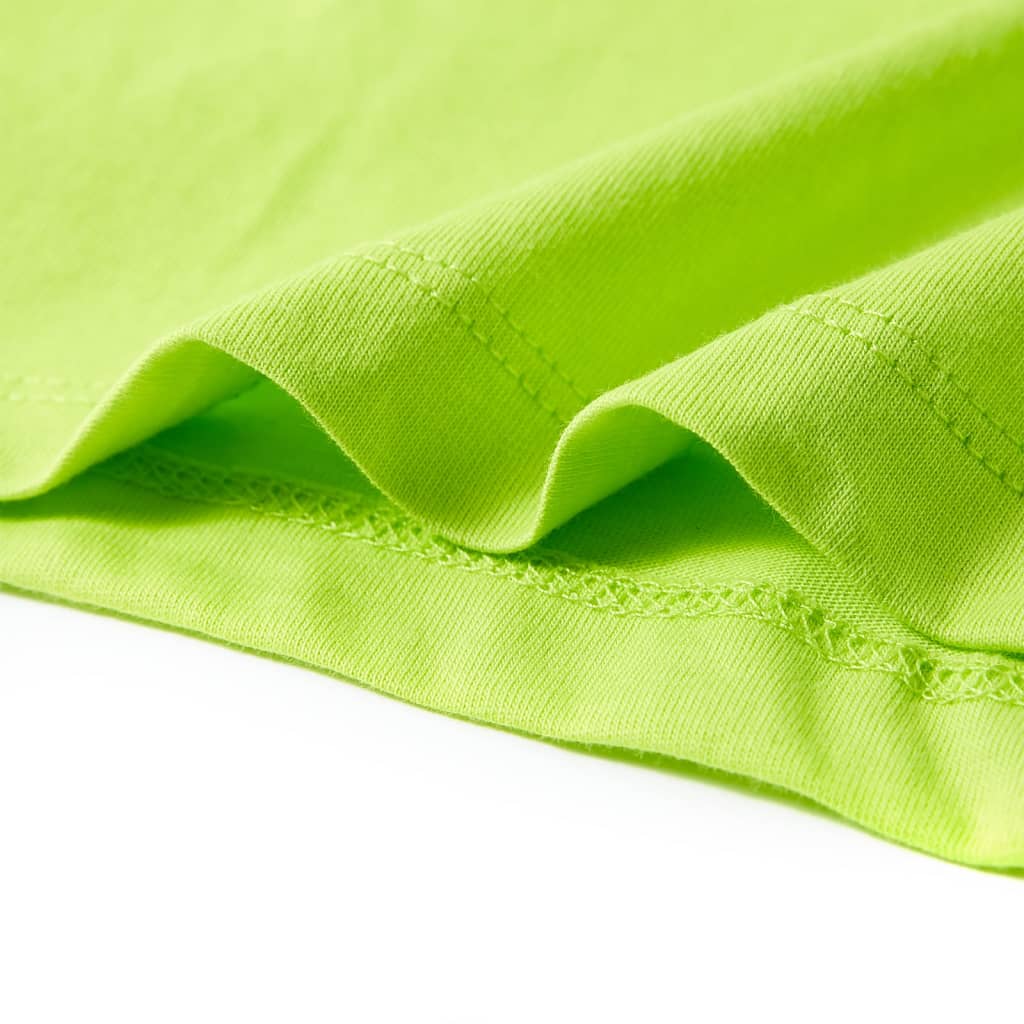 Tricou pentru copii cu mâneci scurte, lime, 104 GartenMobel Dekor