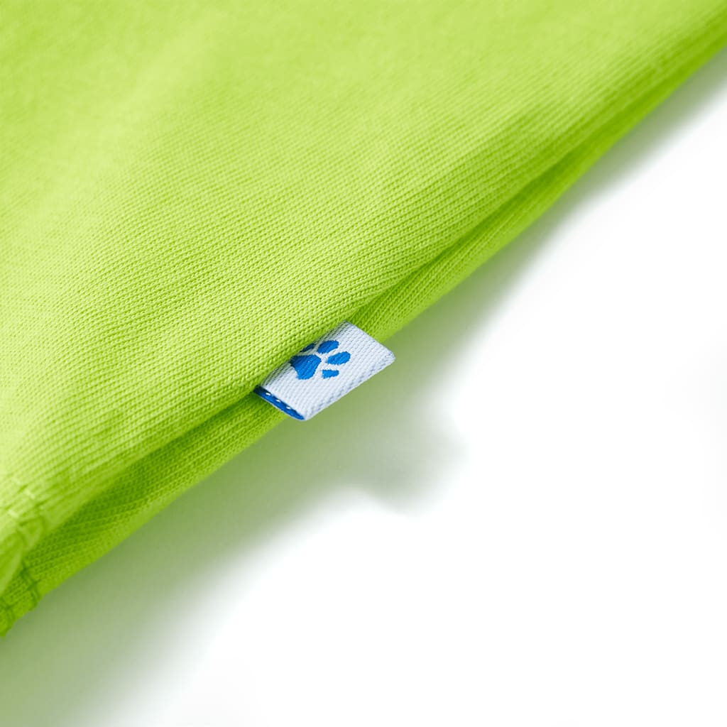 Tricou pentru copii cu mâneci scurte, lime, 116 GartenMobel Dekor
