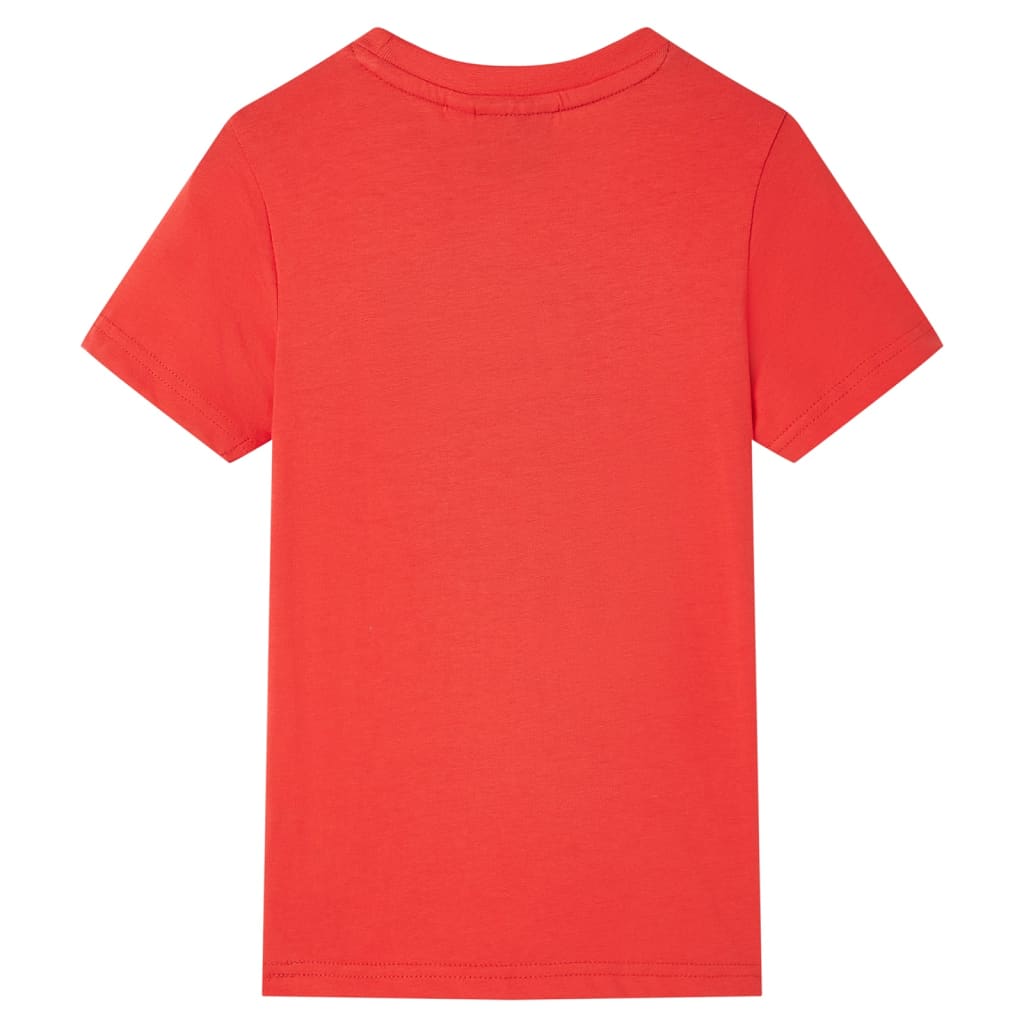 Tricou pentru copii cu mâneci scurte, roșu, 128 GartenMobel Dekor