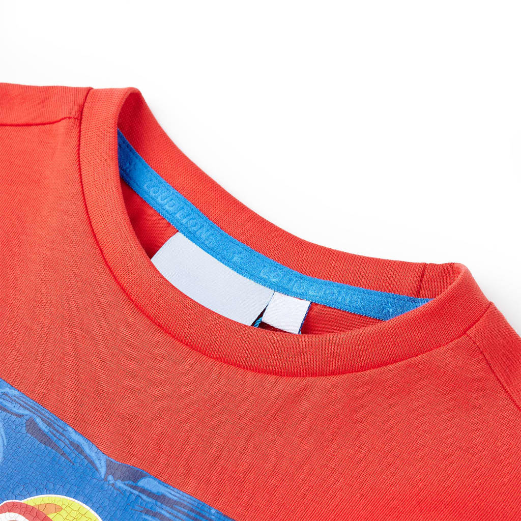 Tricou pentru copii cu mâneci scurte, roșu, 140 GartenMobel Dekor