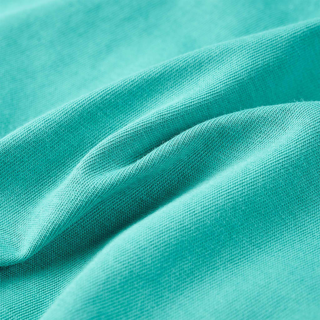 Tricou pentru copii cu mâneci scurte, verde mentă închis, 140 GartenMobel Dekor