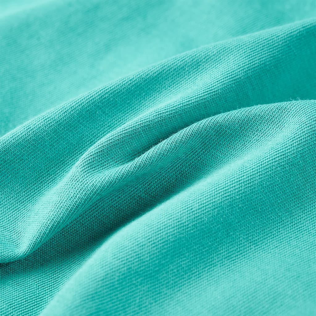 Tricou pentru copii cu mâneci scurte, verde mentă închis, 92 GartenMobel Dekor
