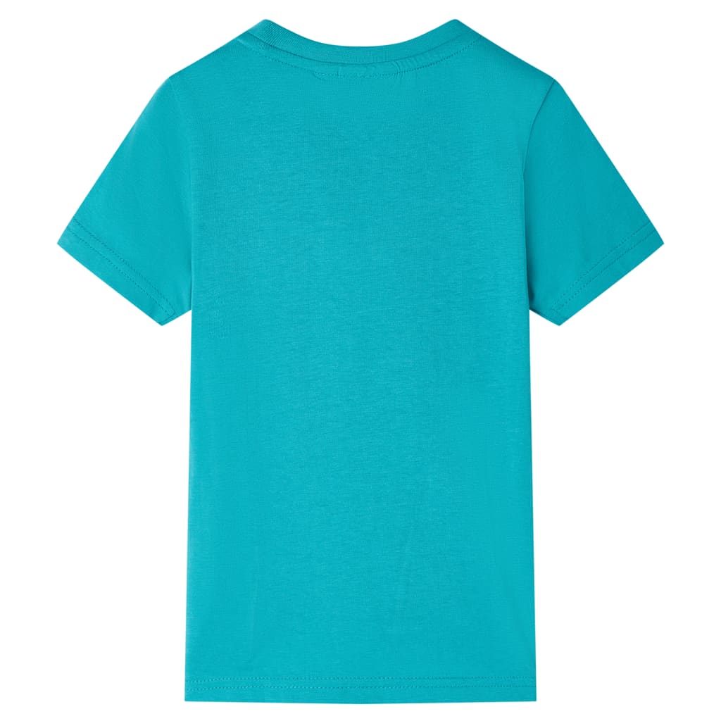 Tricou pentru copii cu mâneci scurte, verde mentă închis, 92 GartenMobel Dekor