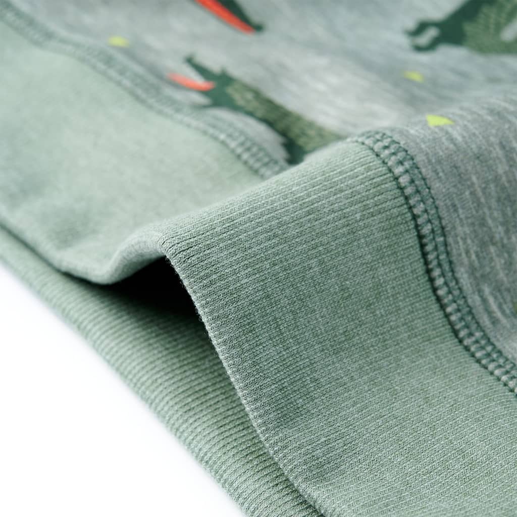 Bluzon pentru copii, kaki melanj deschis, 104 GartenMobel Dekor