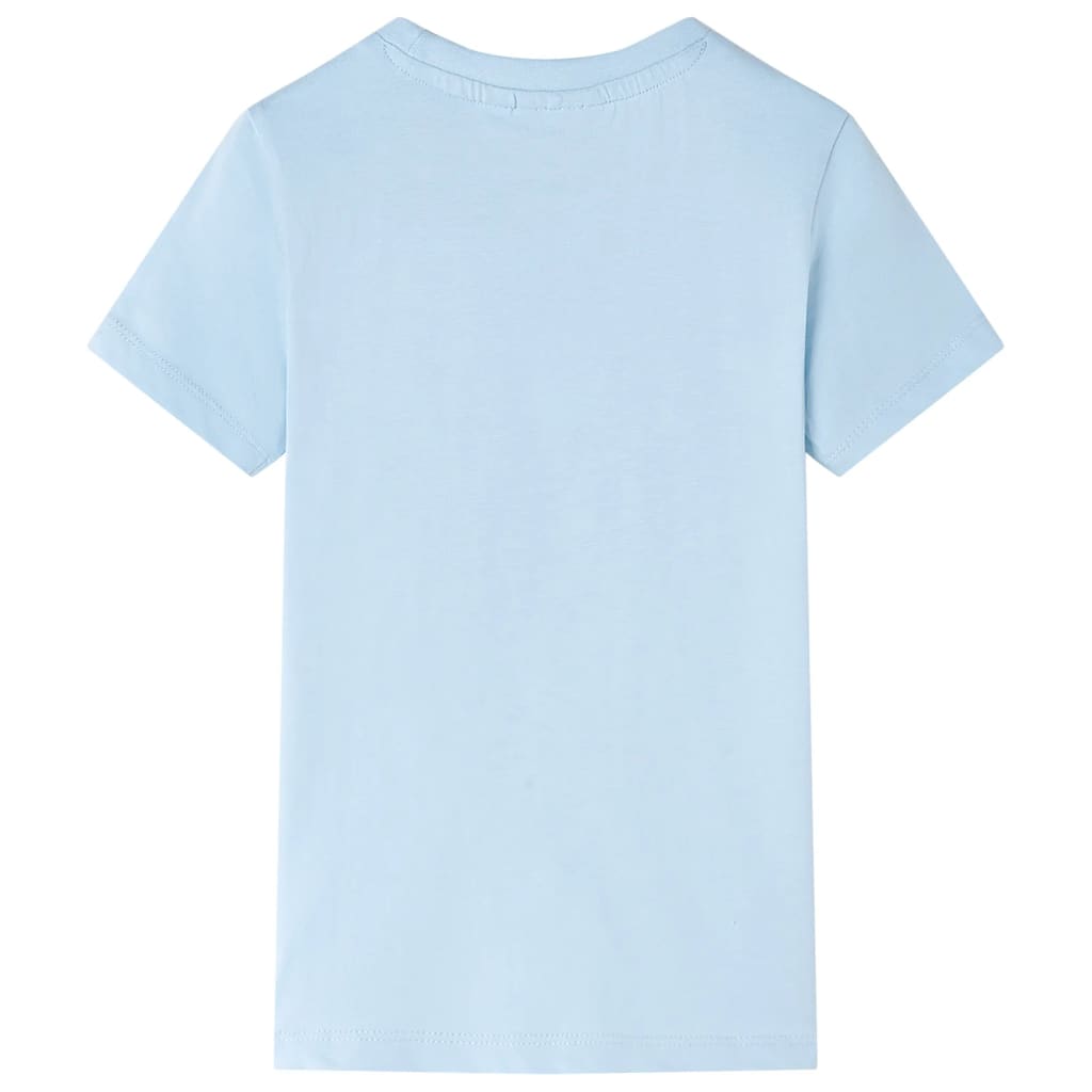 Tricou pentru copii, albastru deschis, 128 GartenMobel Dekor