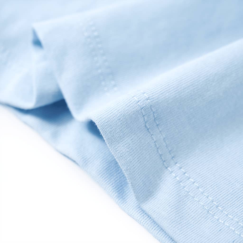 Tricou pentru copii, albastru deschis, 140 GartenMobel Dekor