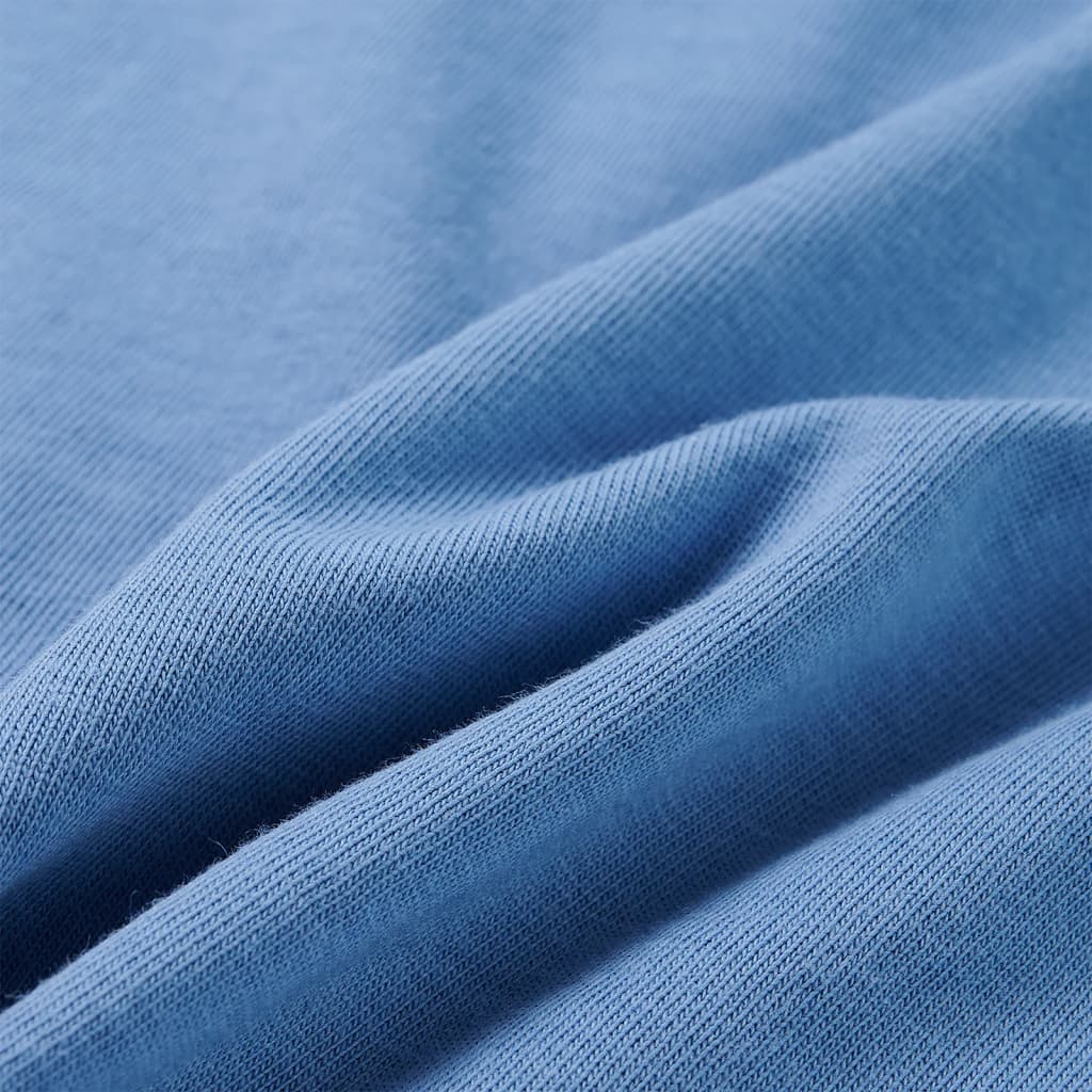 Tricou pentru copii, albastru mediu, 128 GartenMobel Dekor