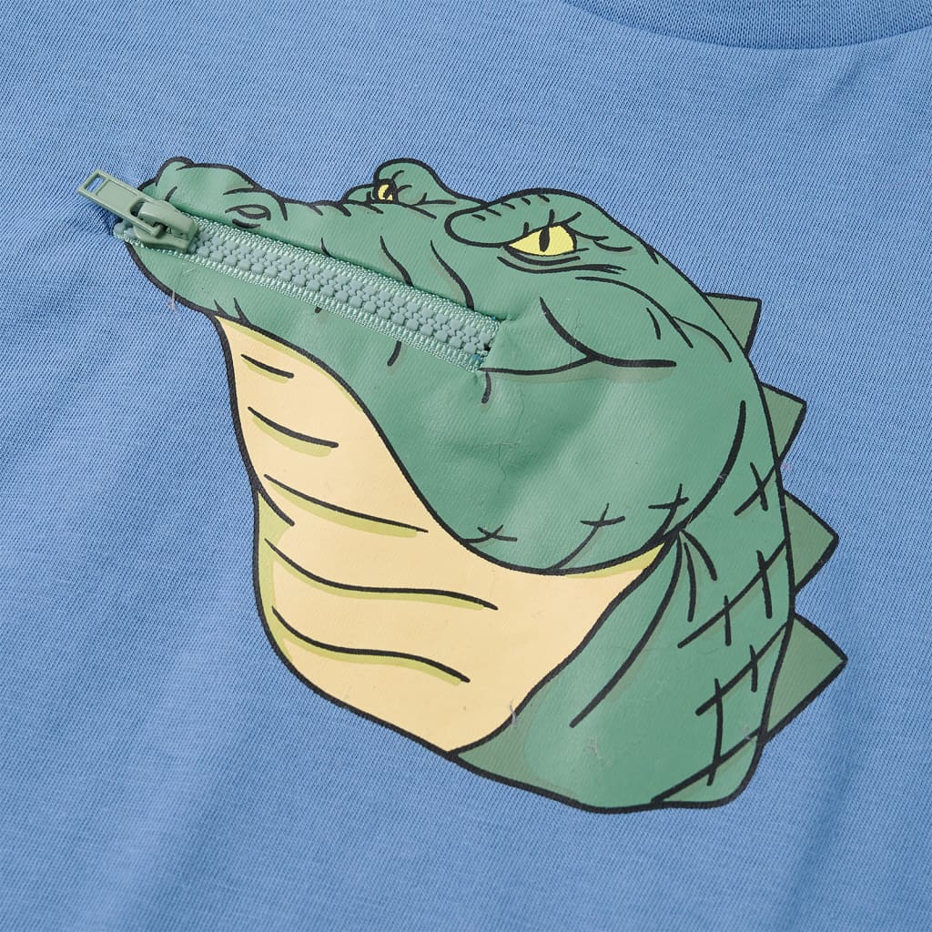 Tricou pentru copii, albastru mediu, 140 GartenMobel Dekor