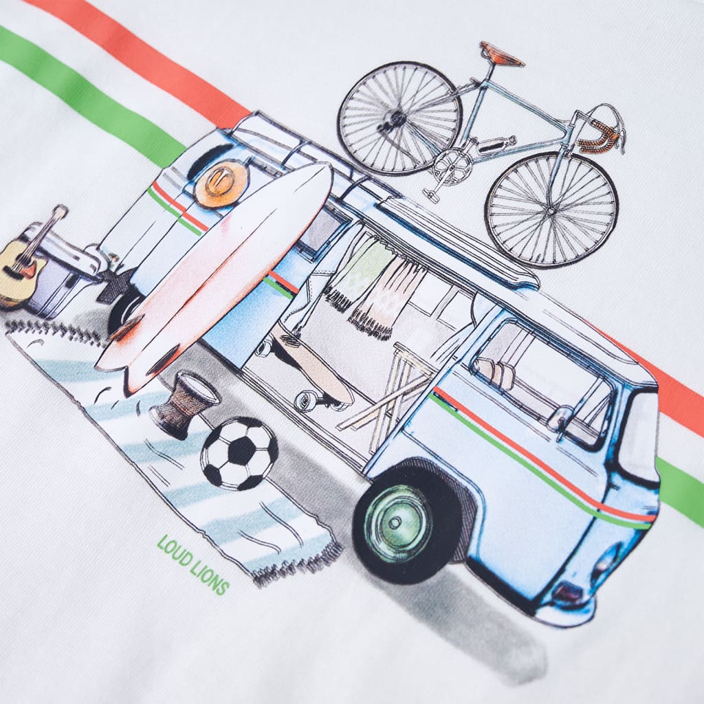 Tricou pentru copii, ecru, 116 GartenMobel Dekor