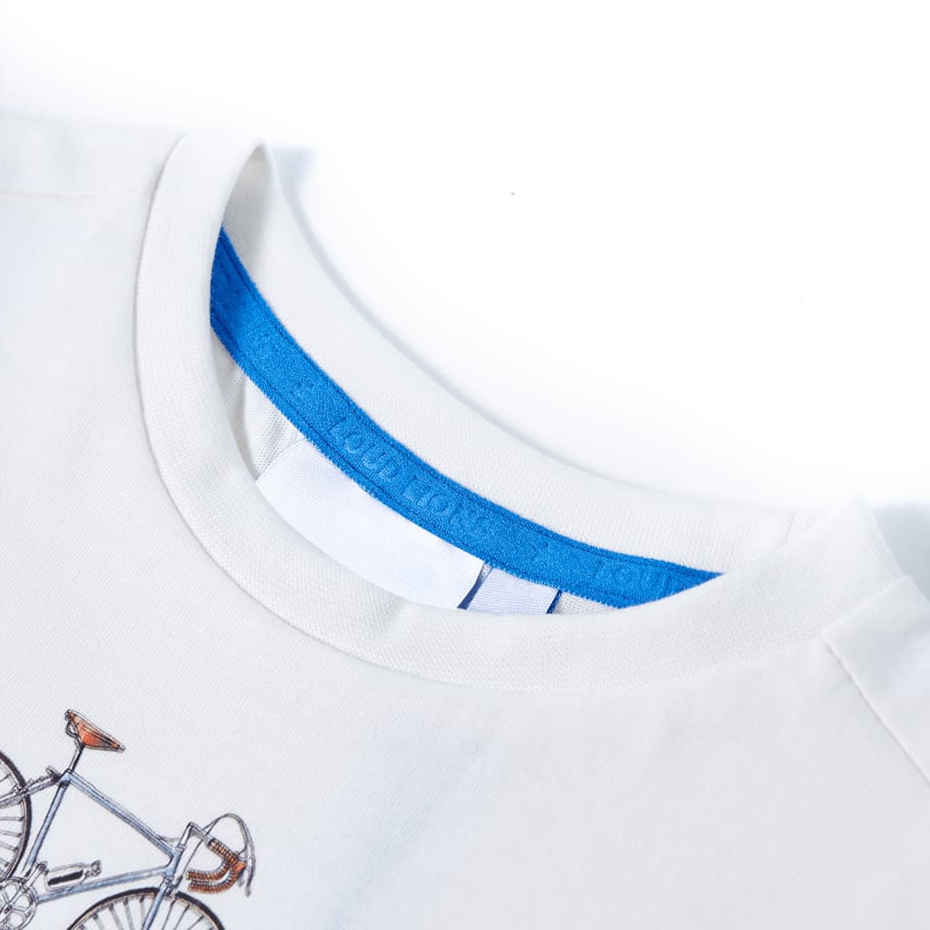 Tricou pentru copii, ecru, 116 GartenMobel Dekor