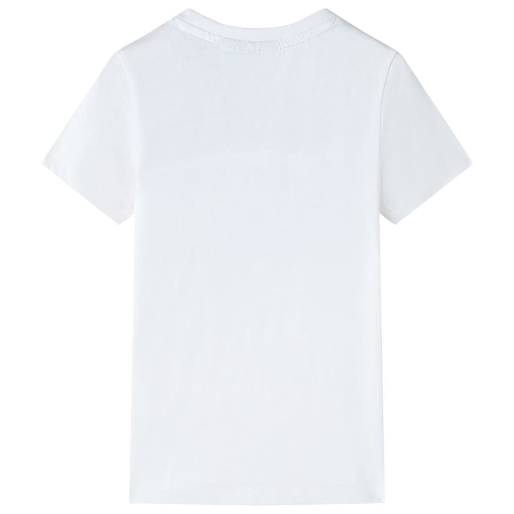 Tricou pentru copii, ecru, 128 GartenMobel Dekor