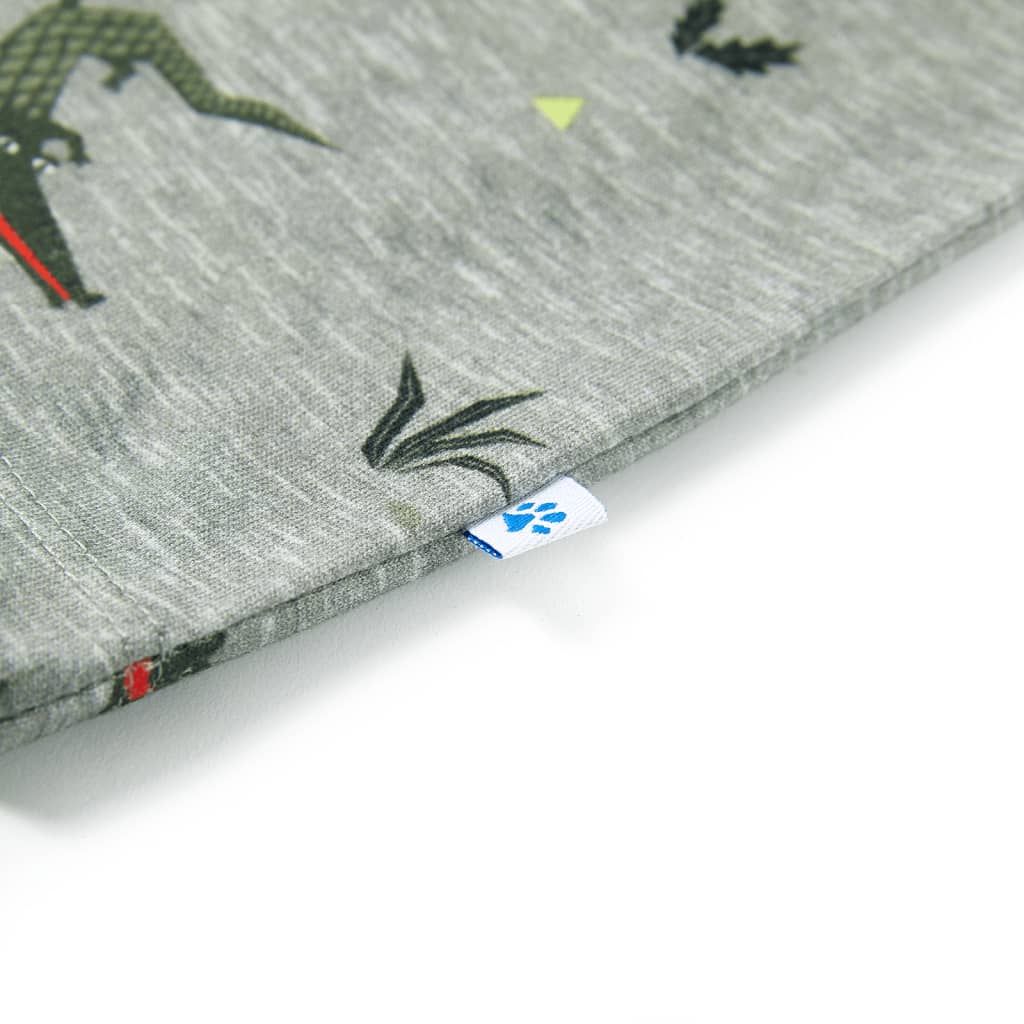 Tricou pentru copii, kaki deschis melanj, 140 GartenMobel Dekor