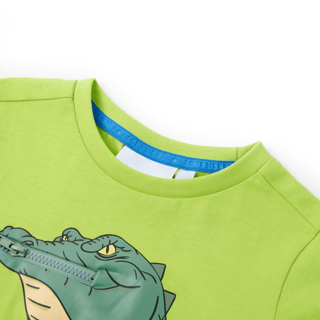Tricou pentru copii, lime, 128 GartenMobel Dekor