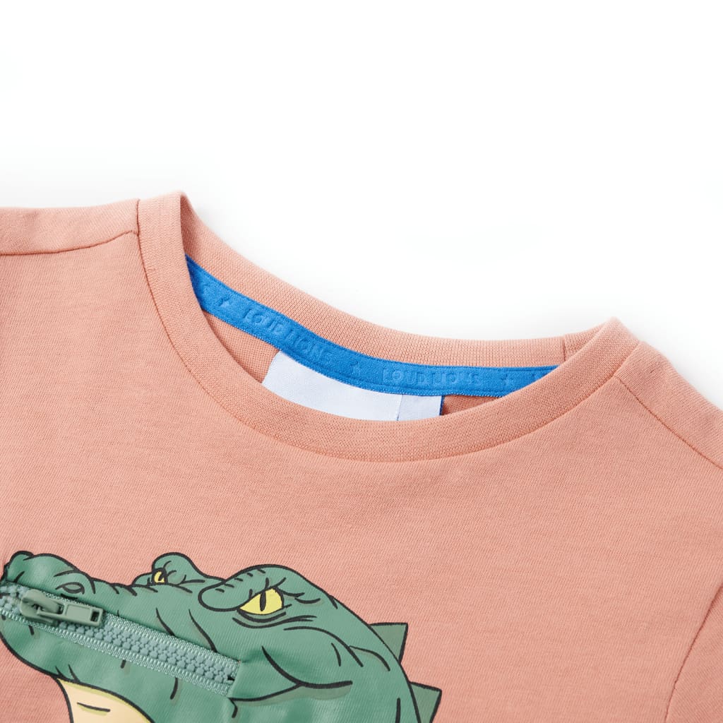 Tricou pentru copii, portocaliu deschis, 104 GartenMobel Dekor