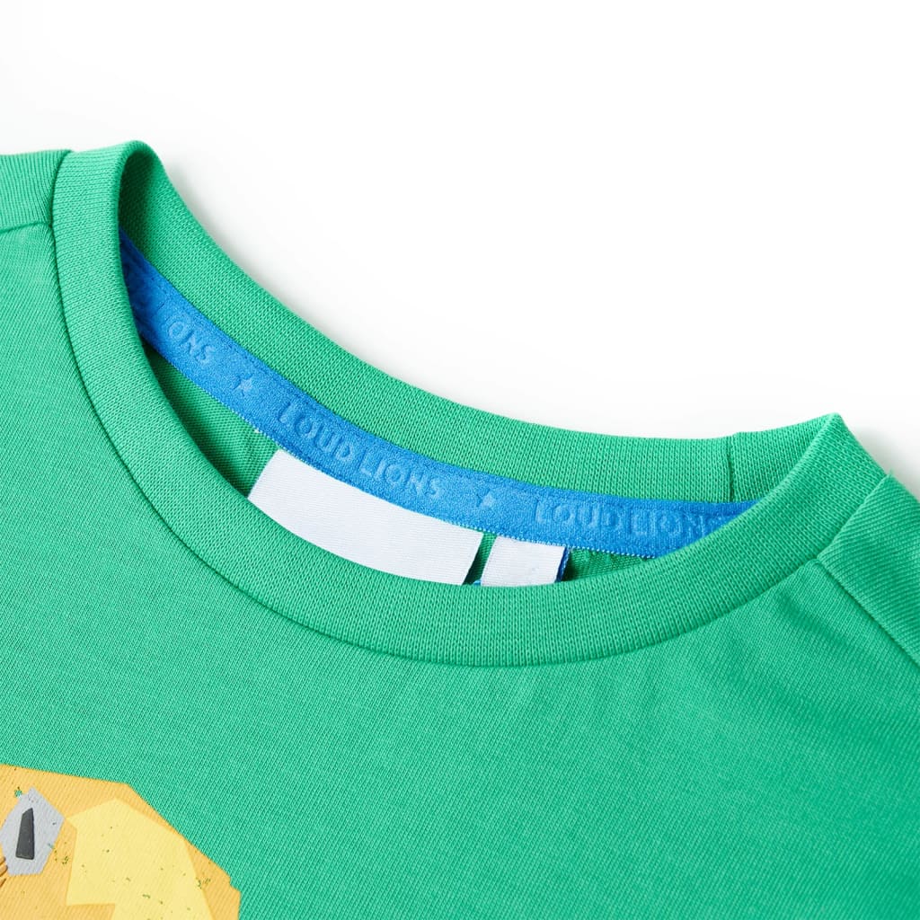 Tricou pentru copii, verde, 116 GartenMobel Dekor