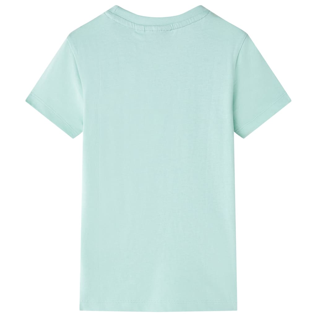 Tricou pentru copii, verde mentă deschis, 116 GartenMobel Dekor