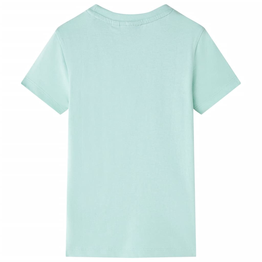 Tricou pentru copii, verde mentă deschis, 140 GartenMobel Dekor