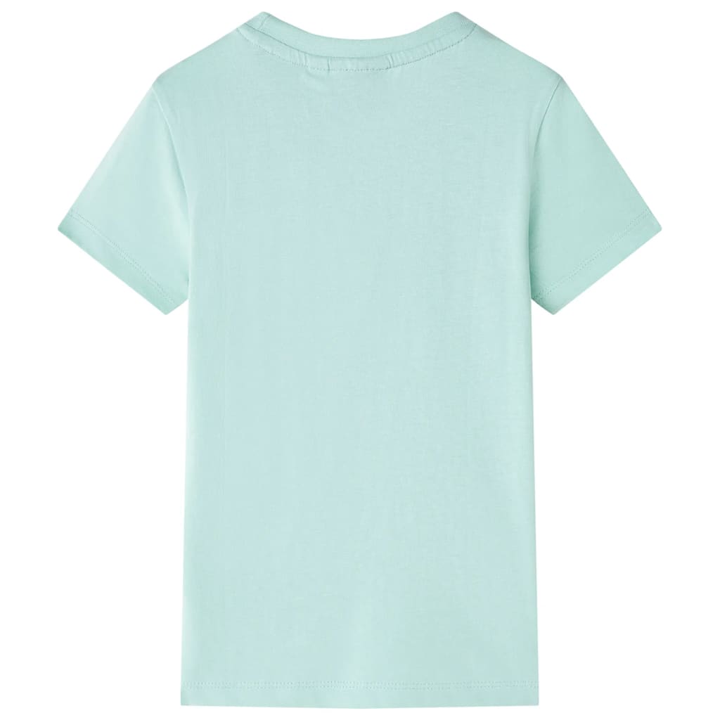 Tricou pentru copii, verde mentă deschis, 92 GartenMobel Dekor