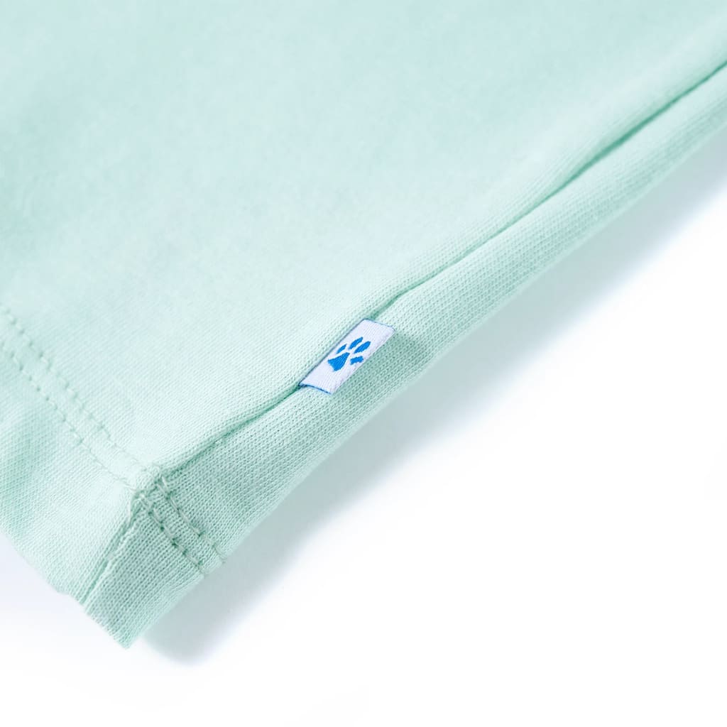 Tricou pentru copii, verde mentă deschis, 92 GartenMobel Dekor