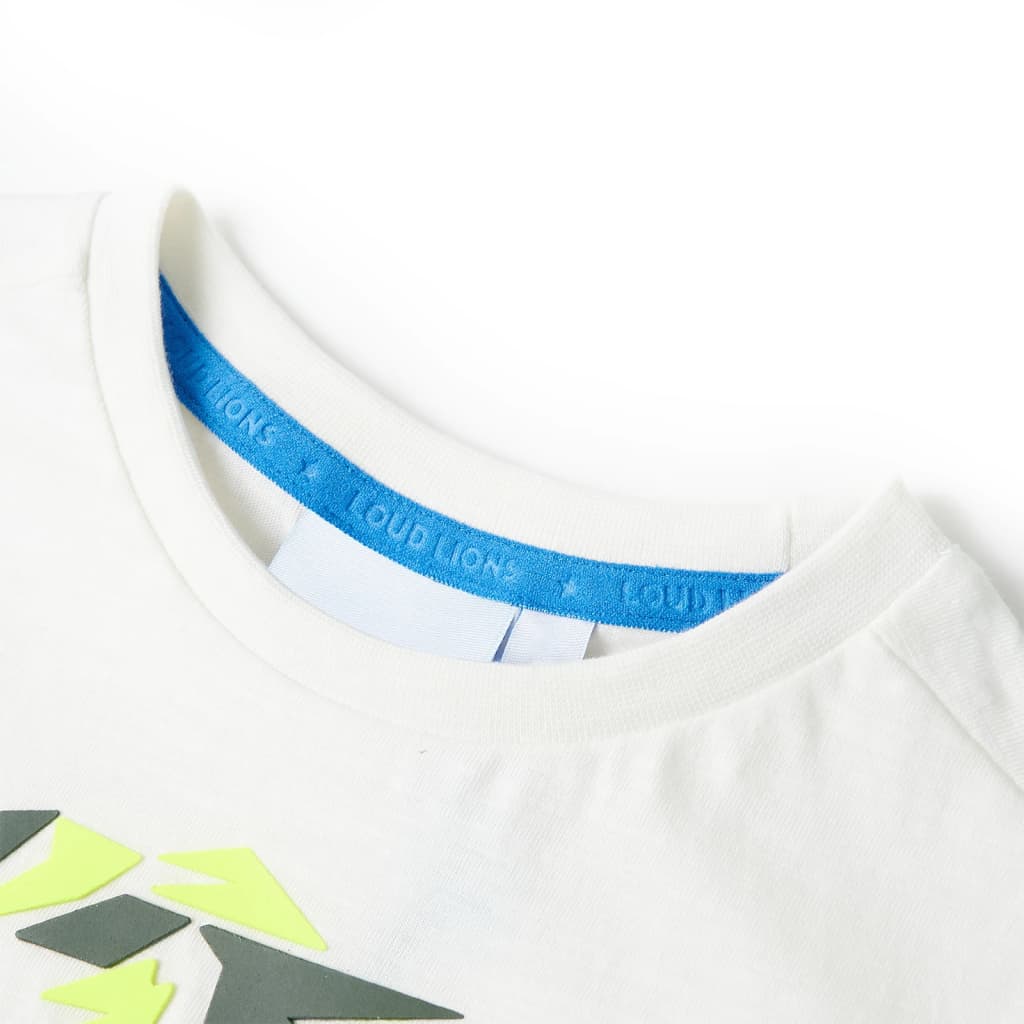 Tricou pentru copii, ecru, 92 GartenMobel Dekor