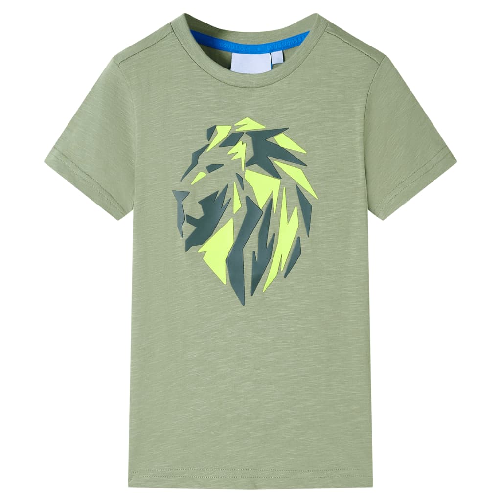 Tricou pentru copii, kaki deschis, 140 GartenMobel Dekor