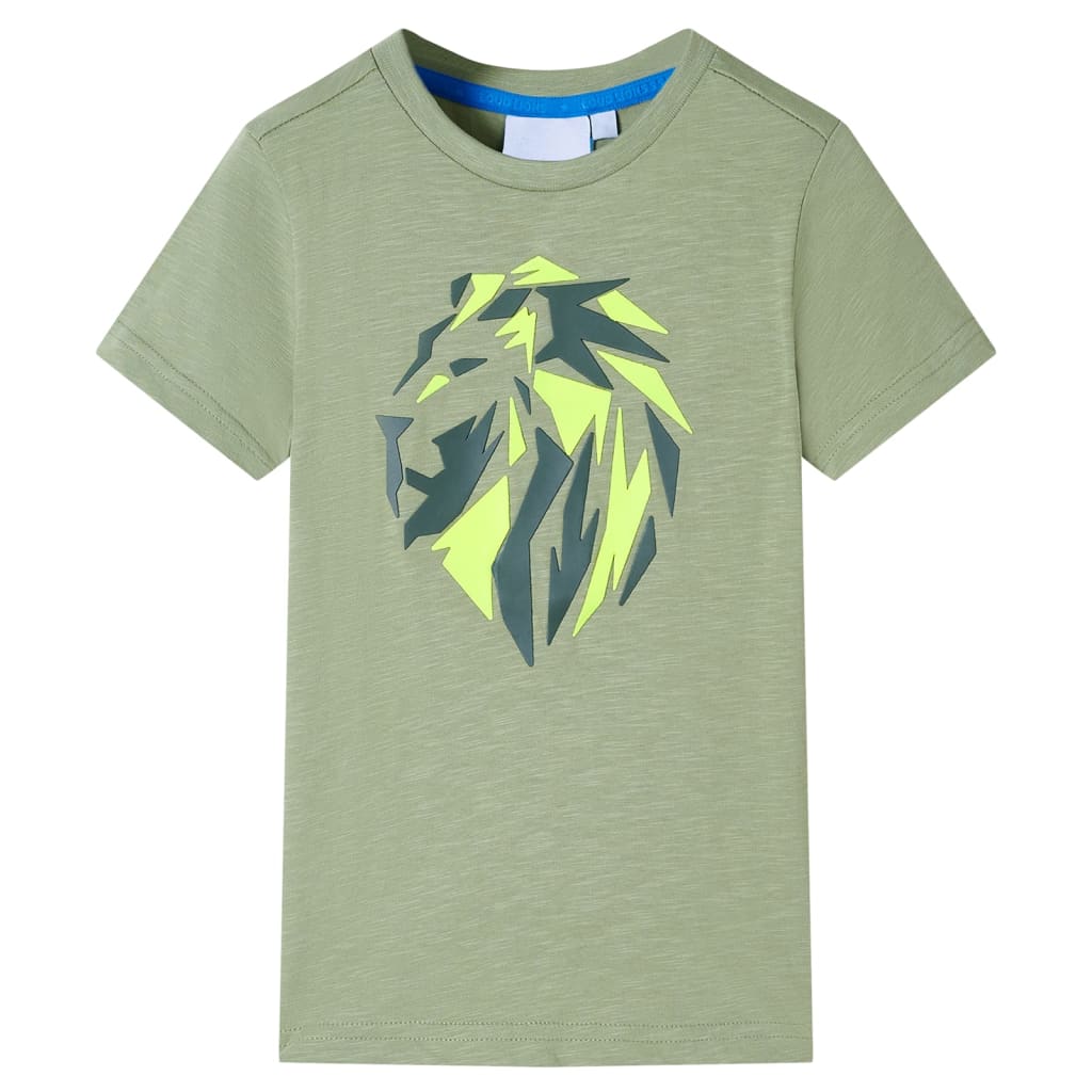 Tricou pentru copii, kaki deschis, 92 GartenMobel Dekor