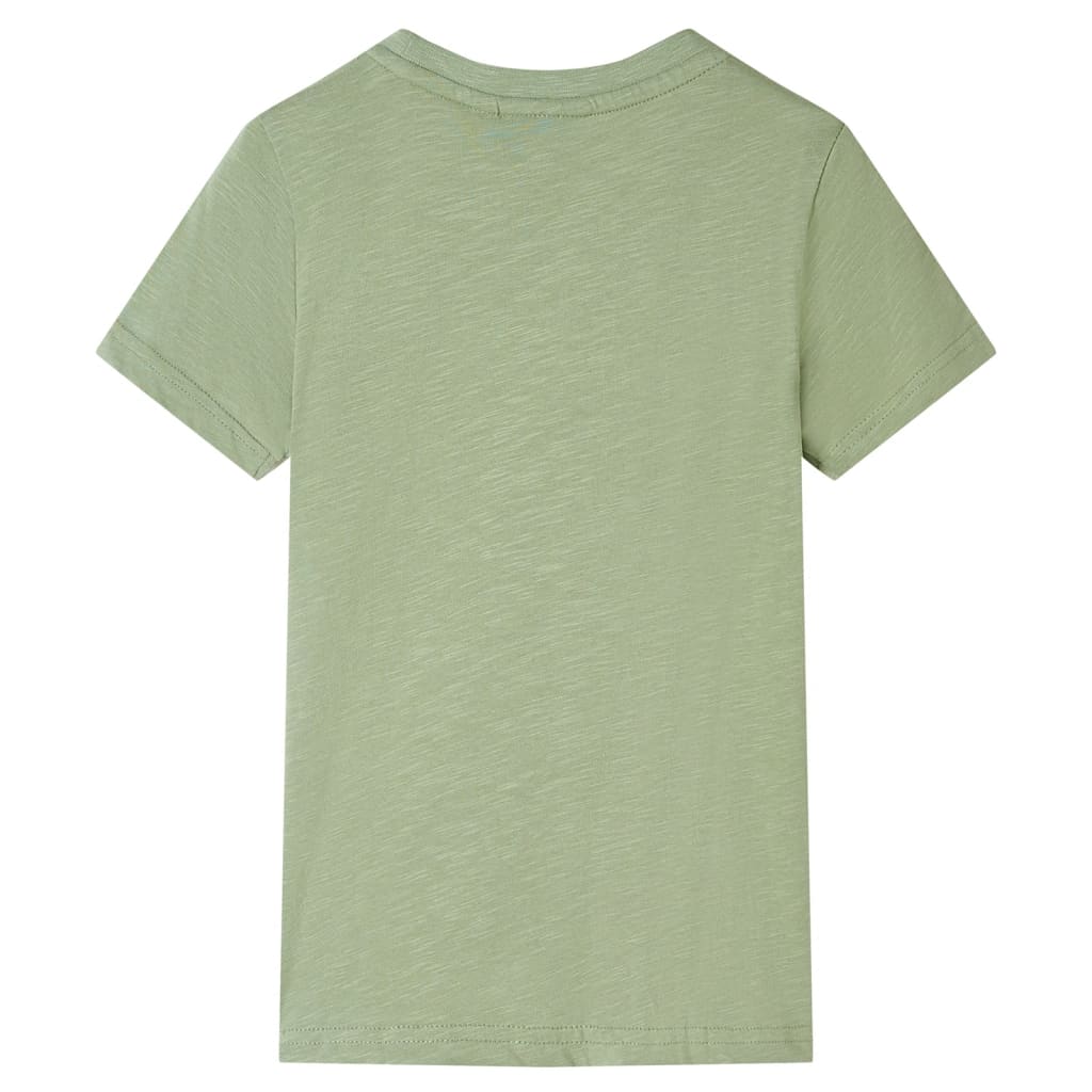 Tricou pentru copii, kaki deschis, 92 GartenMobel Dekor